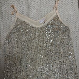 Entro boutique sequin tank top